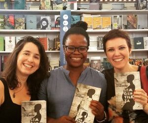 Futhi Ntshingila on a book tour in Brazil